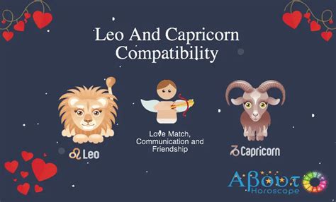 Leo and Capricorn Love Compatibility